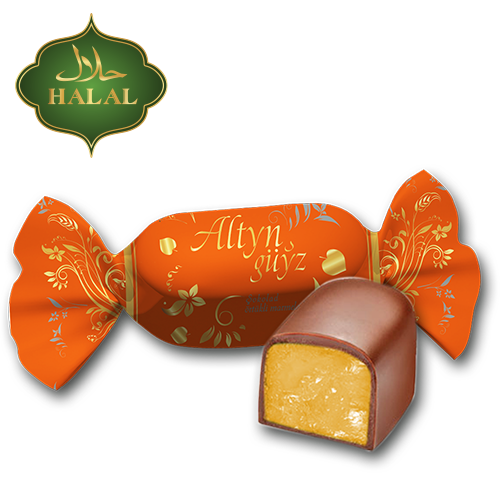 Chocolate-coated Marmaladee “Altyn guyz”
