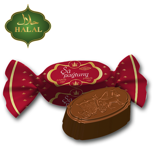 Chocolate sweets “Shapaytuny” with cream filling