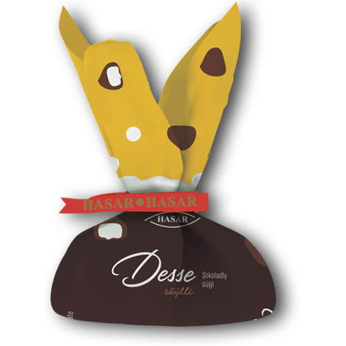 Chocolate sweets “DESSE” with cream filling