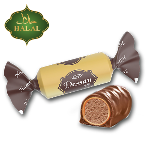 Chocolate-coated sweets “Dessan”