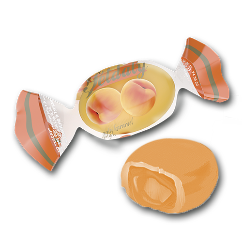 Boiled sweets “Peach”