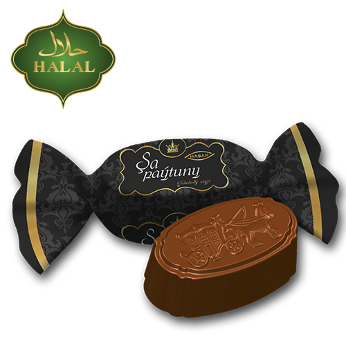 Chocolate sweets “Shapaytuny” with chocolate filling